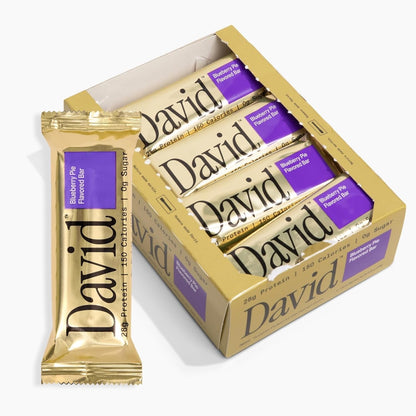 12 PACK, David, Protein Bar| 0g of Sugar - High Protein, Low Carb