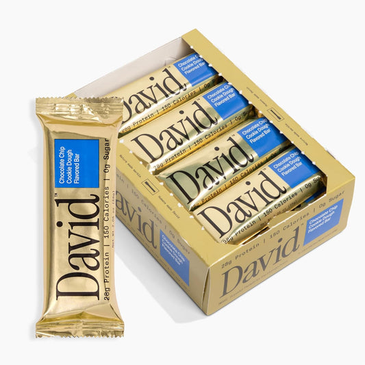 12 PACK, David, Protein Bar| 0g of Sugar - High Protein, Low Carb