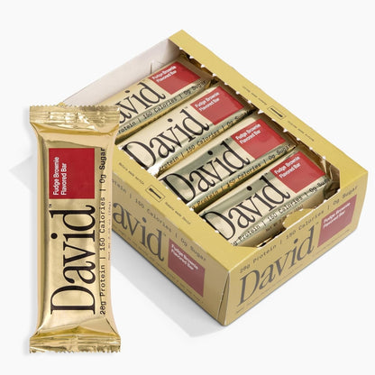 12 PACK, David, Protein Bar| 0g of Sugar - High Protein, Low Carb