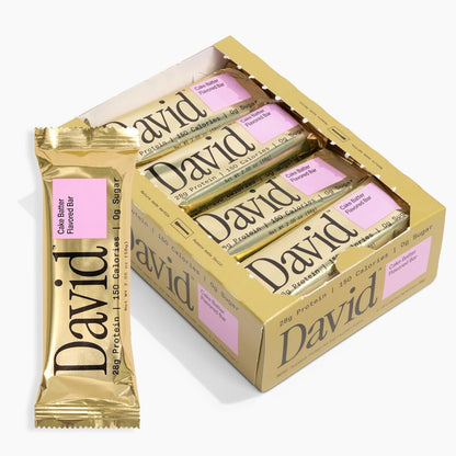 12 PACK, David, Protein Bar| 0g of Sugar - High Protein, Low Carb