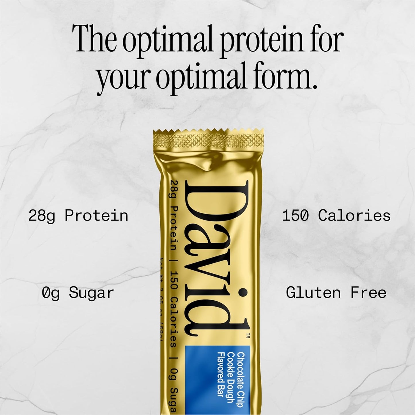 12 PACK, David, Protein Bar| 0g of Sugar - High Protein, Low Carb