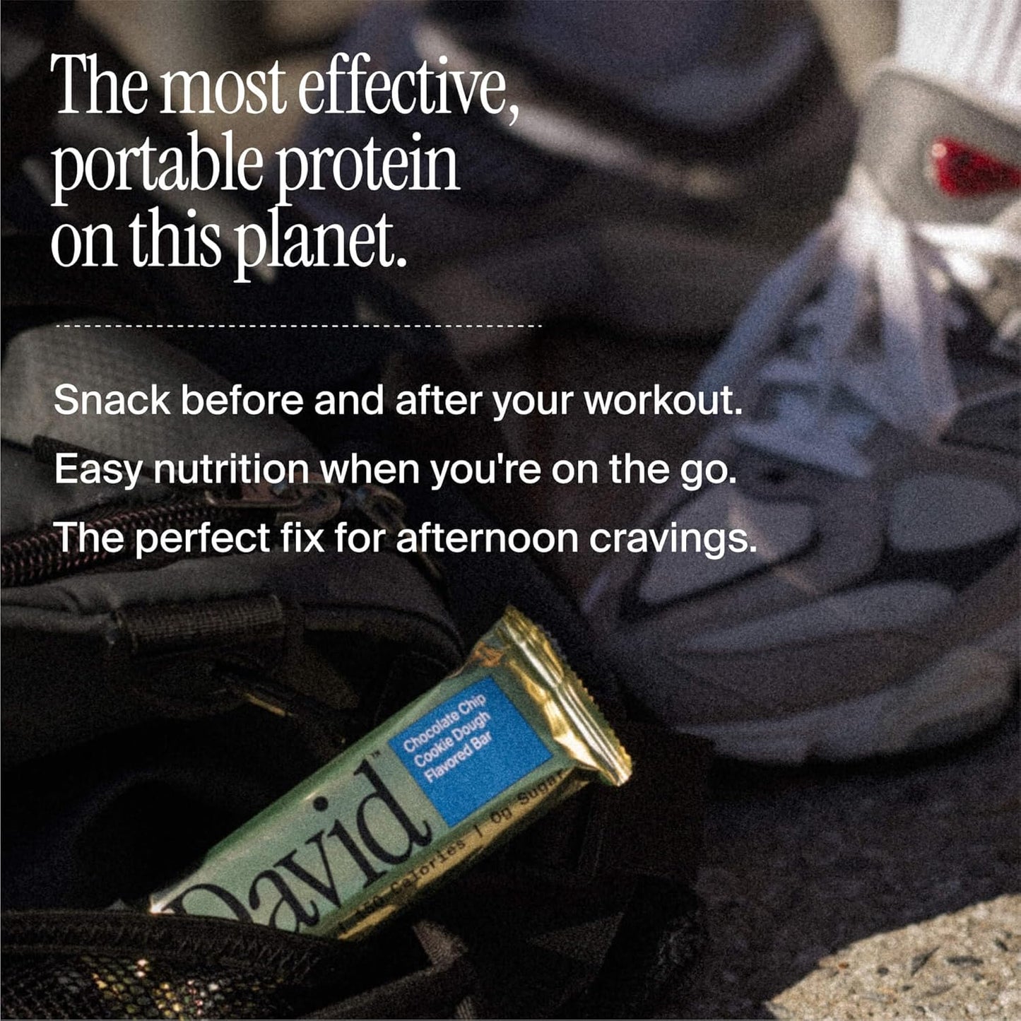 12 PACK, David, Protein Bar| 0g of Sugar - High Protein, Low Carb